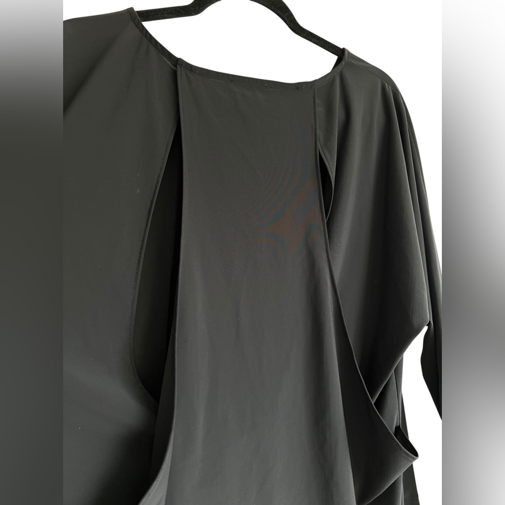 rag & bone Elevated Basic Black Open Back Top - image 3